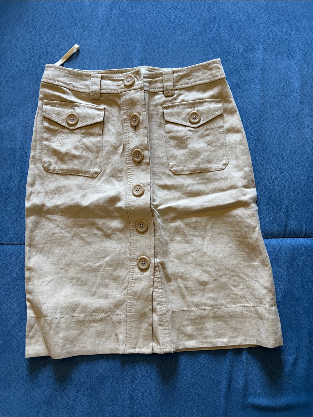 Banana Republic linen/silk pencil skirt